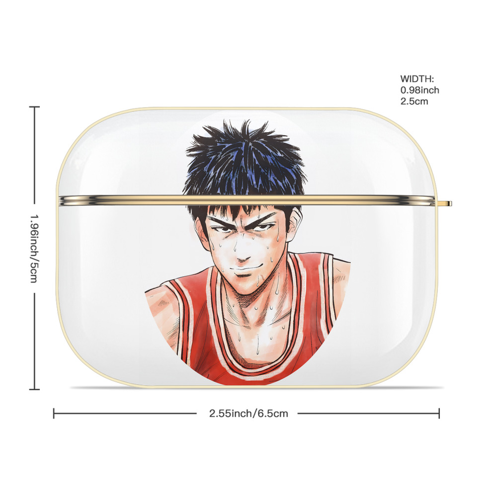 SLAM DUNK／スラムダンク 【AirPods Pro用】ハードシェル保護ケース｜耐衝撃・防指紋・カラビナ付き商品仕様