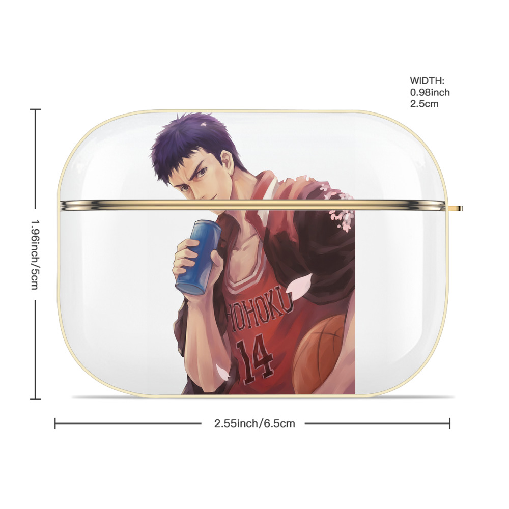 SLAM DUNK／スラムダンク 【AirPods Pro用】ハードシェル保護ケース｜耐衝撃・防指紋・カラビナ付き商品仕様