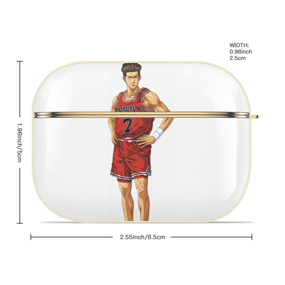 SLAM DUNK／スラムダンク 【AirPods Pro用】ハードシェル保護ケース｜耐衝撃・防指紋・カラビナ付き商品仕様