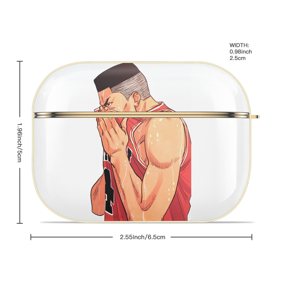 SLAM DUNK／スラムダンク 【AirPods Pro用】ハードシェル保護ケース｜耐衝撃・防指紋・カラビナ付き商品仕様