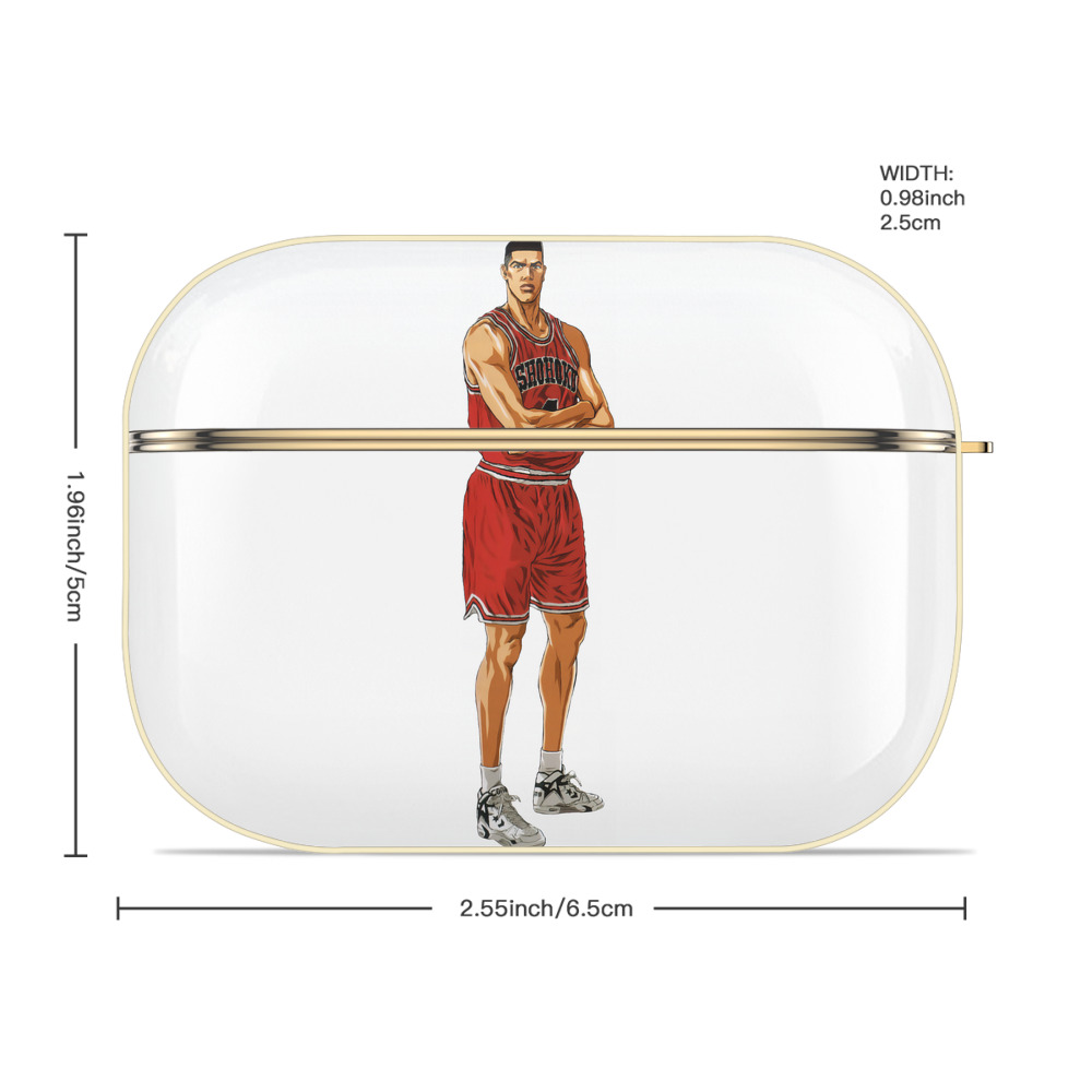 SLAM DUNK／スラムダンク 【AirPods Pro用】ハードシェル保護ケース｜耐衝撃・防指紋・カラビナ付き商品仕様