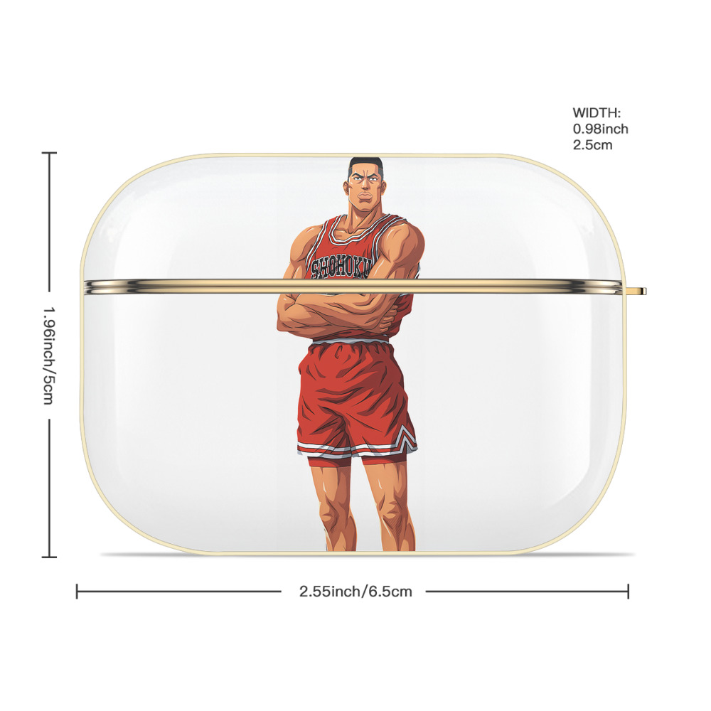SLAM DUNK／スラムダンク 【AirPods Pro用】ハードシェル保護ケース｜耐衝撃・防指紋・カラビナ付き商品仕様