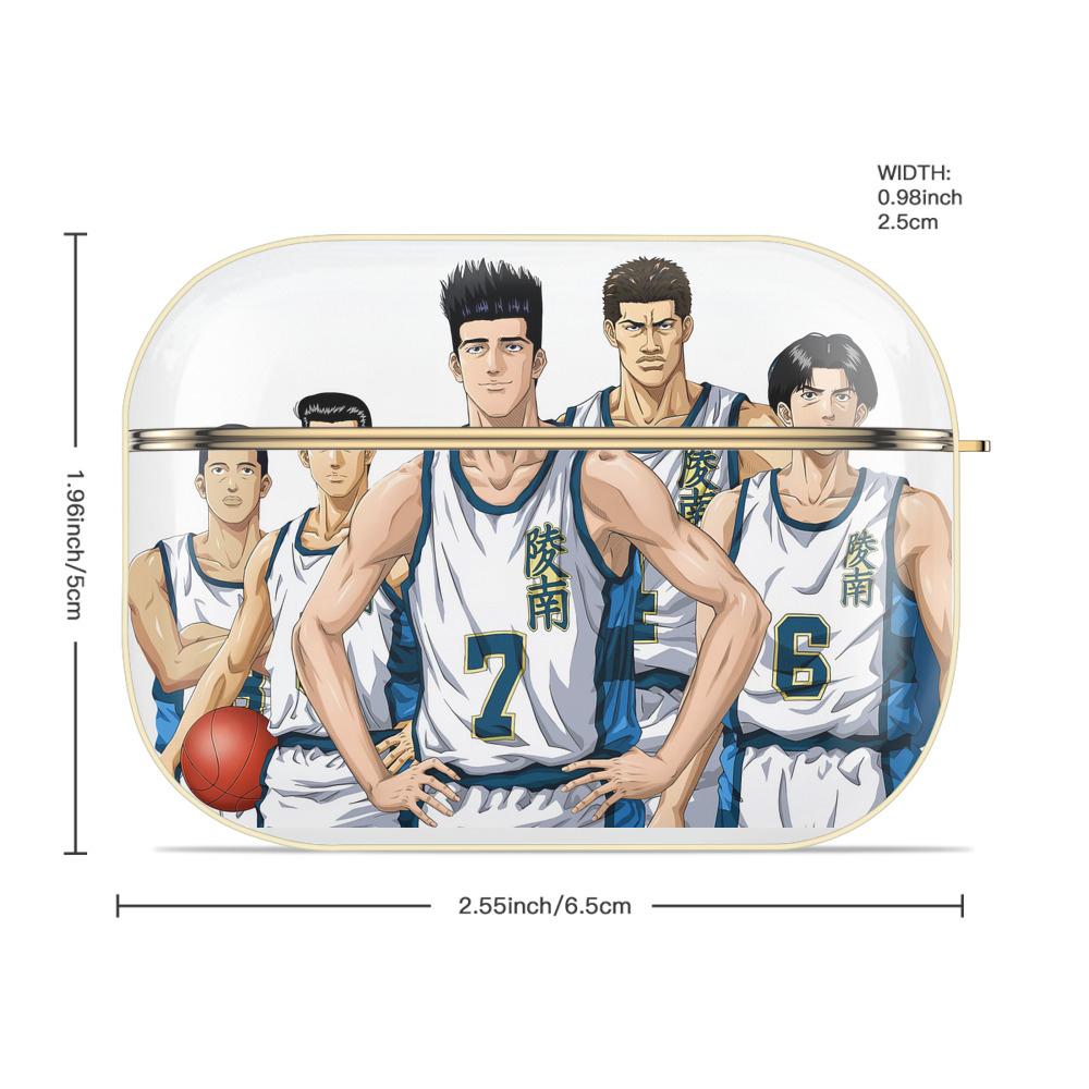 SLAM DUNK／スラムダンク 【AirPods Pro用】ハードシェル保護ケース｜耐衝撃・防指紋・カラビナ付き商品仕様