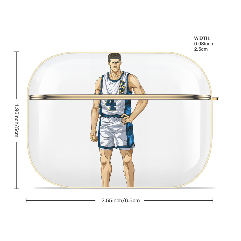 SLAM DUNK／スラムダンク 【AirPods Pro用】ハードシェル保護ケース｜耐衝撃・防指紋・カラビナ付き商品仕様