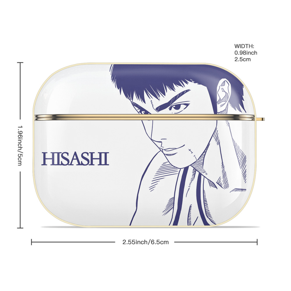 SLAM DUNK／スラムダンク 【AirPods Pro用】ハードシェル保護ケース｜耐衝撃・防指紋・カラビナ付き商品仕様