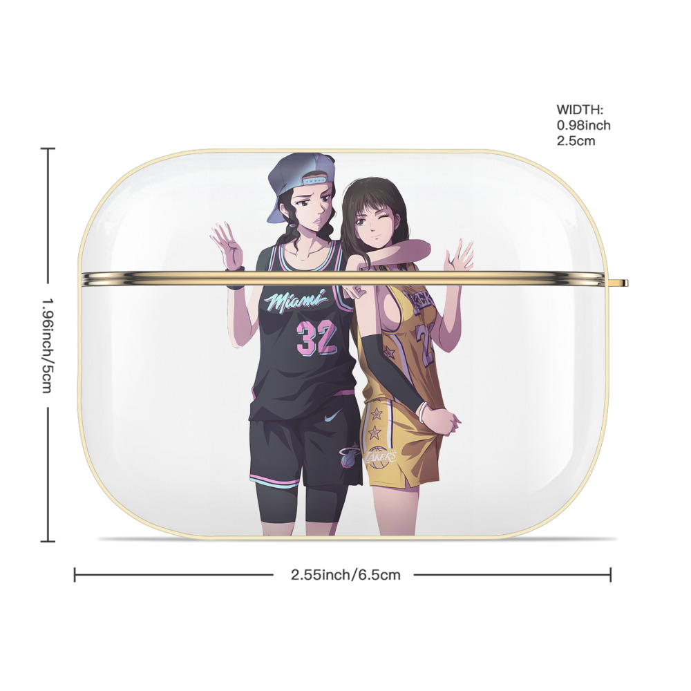SLAM DUNK／スラムダンク 【AirPods Pro用】ハードシェル保護ケース｜耐衝撃・防指紋・カラビナ付き商品仕様