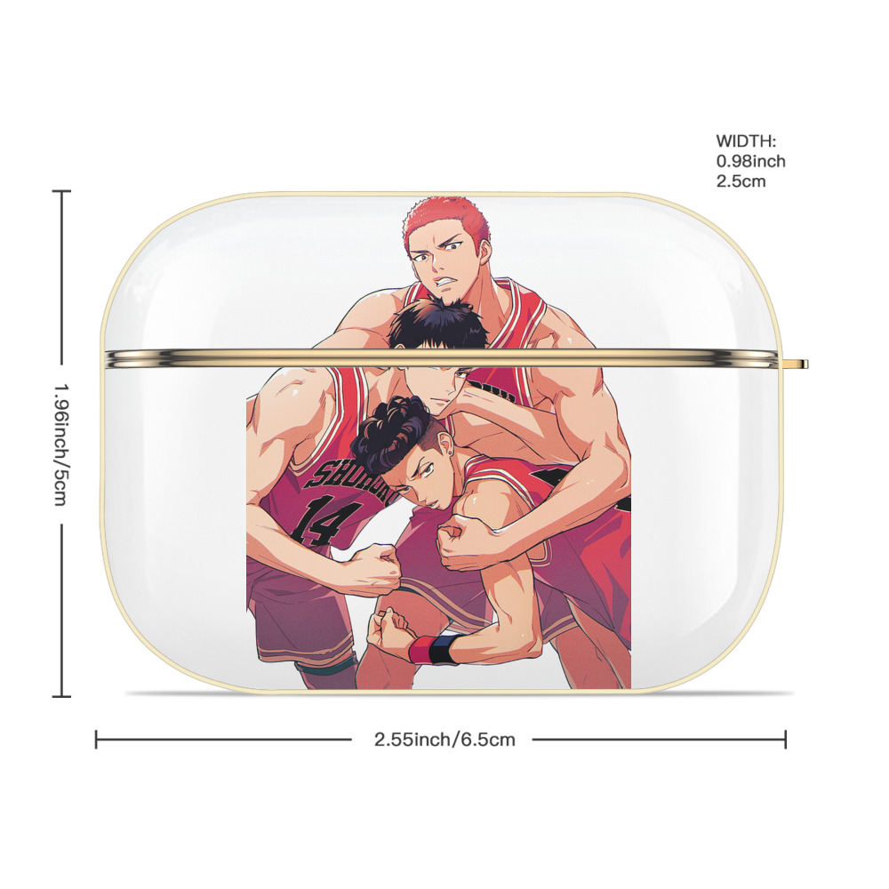 SLAM DUNK／スラムダンク 【AirPods Pro用】ハードシェル保護ケース｜耐衝撃・防指紋・カラビナ付き商品仕様