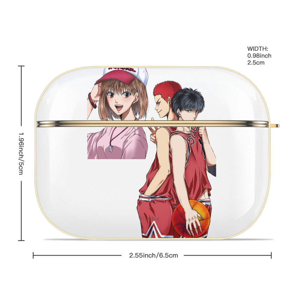 SLAM DUNK／スラムダンク 【AirPods Pro用】ハードシェル保護ケース｜耐衝撃・防指紋・カラビナ付き商品仕様