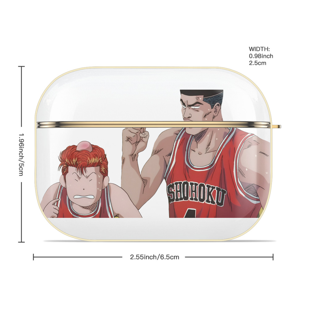 SLAM DUNK／スラムダンク 【AirPods Pro用】ハードシェル保護ケース｜耐衝撃・防指紋・カラビナ付き商品仕様