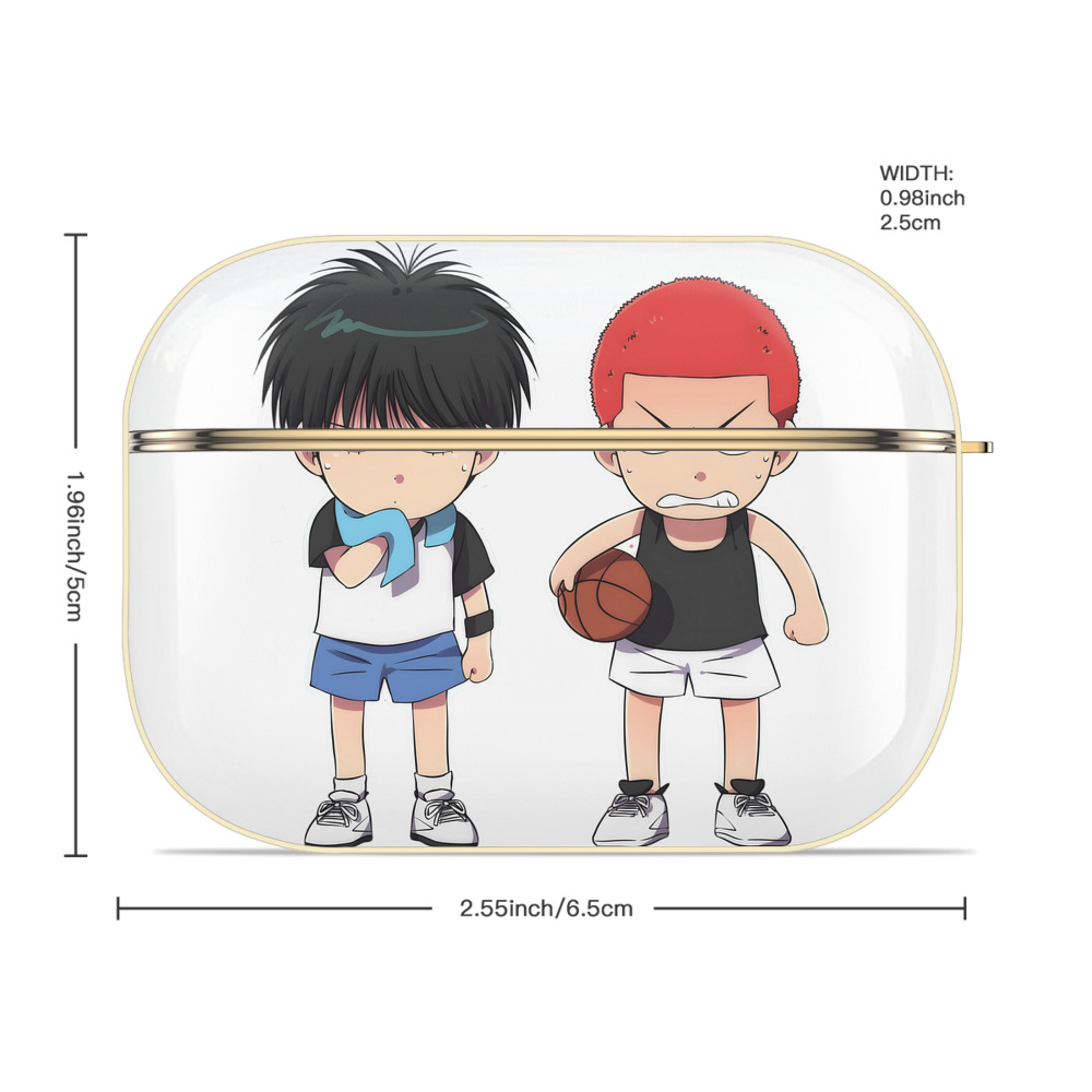SLAM DUNK／スラムダンク 【AirPods Pro用】ハードシェル保護ケース｜耐衝撃・防指紋・カラビナ付き商品仕様