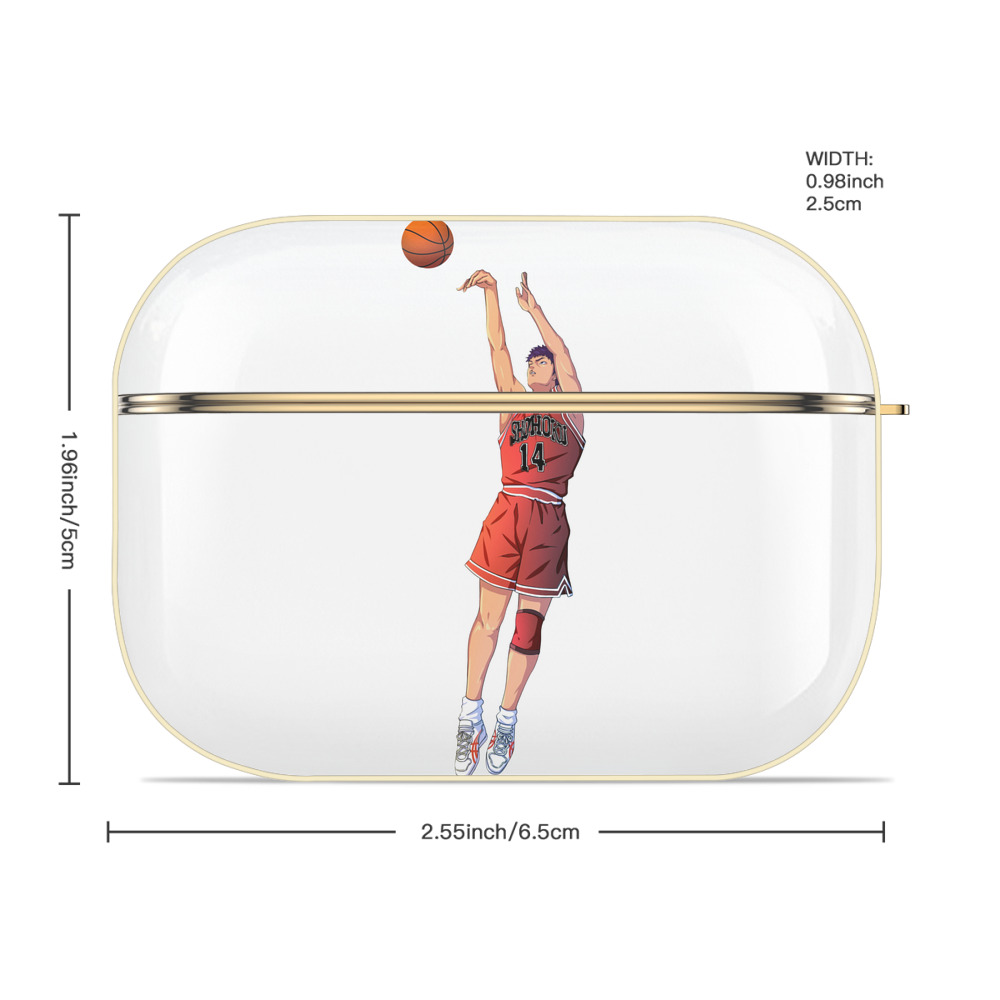 SLAM DUNK／スラムダンク 【AirPods Pro用】ハードシェル保護ケース｜耐衝撃・防指紋・カラビナ付き商品仕様