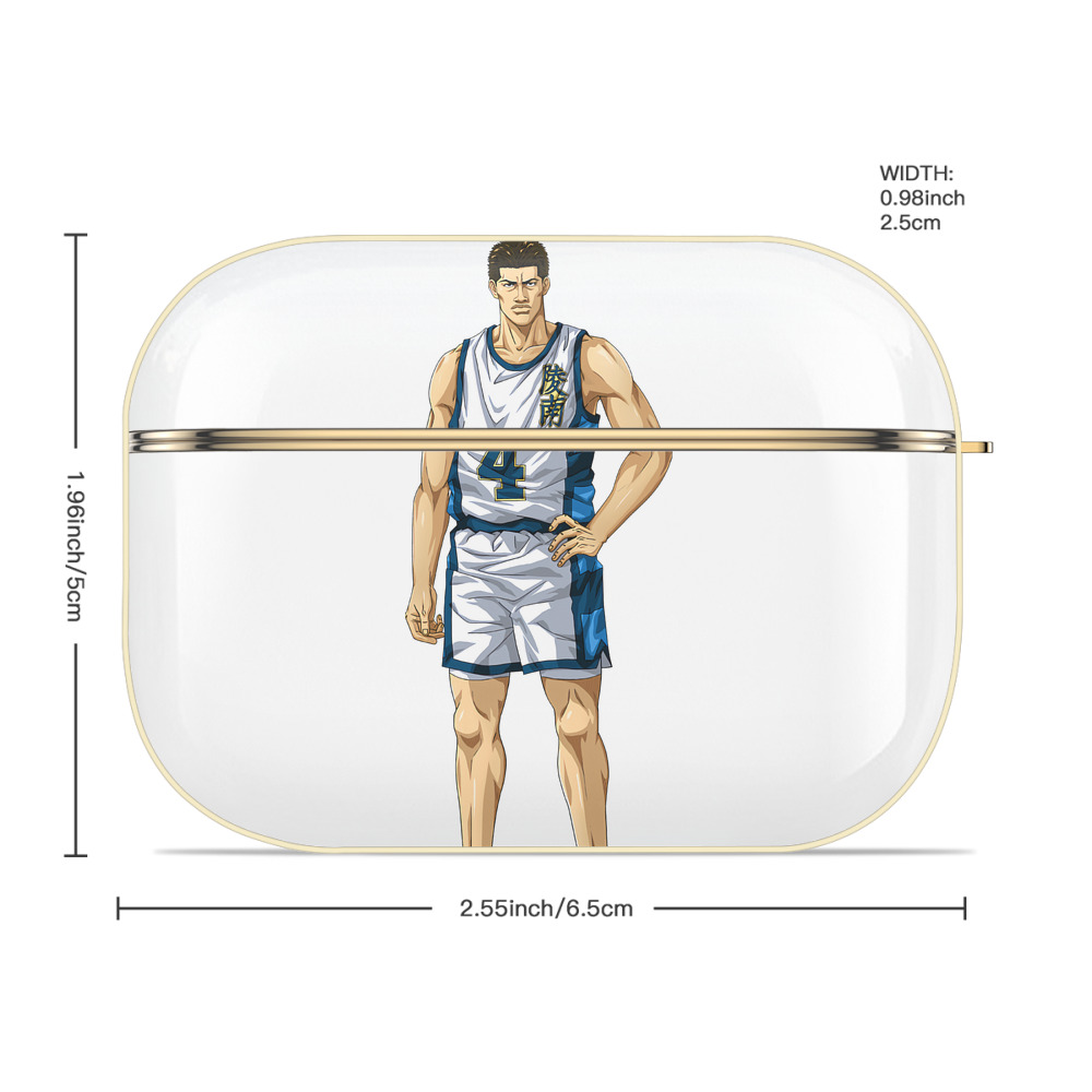 SLAM DUNK／スラムダンク 【AirPods Pro用】ハードシェル保護ケース｜耐衝撃・防指紋・カラビナ付き商品仕様