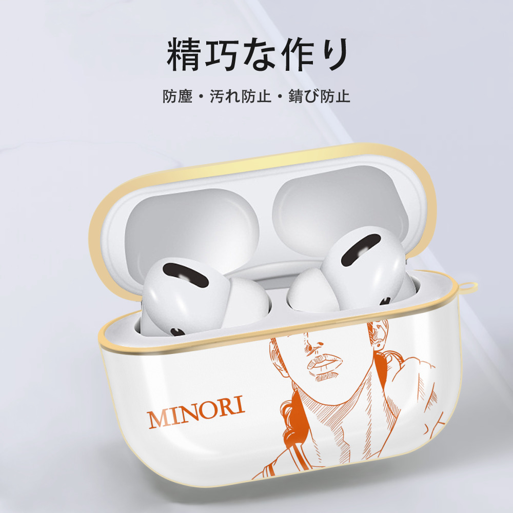 SLAM DUNK／スラムダンク 【AirPods Pro用】ハードシェル保護ケース｜耐衝撃・防指紋・カラビナ付き商品仕様