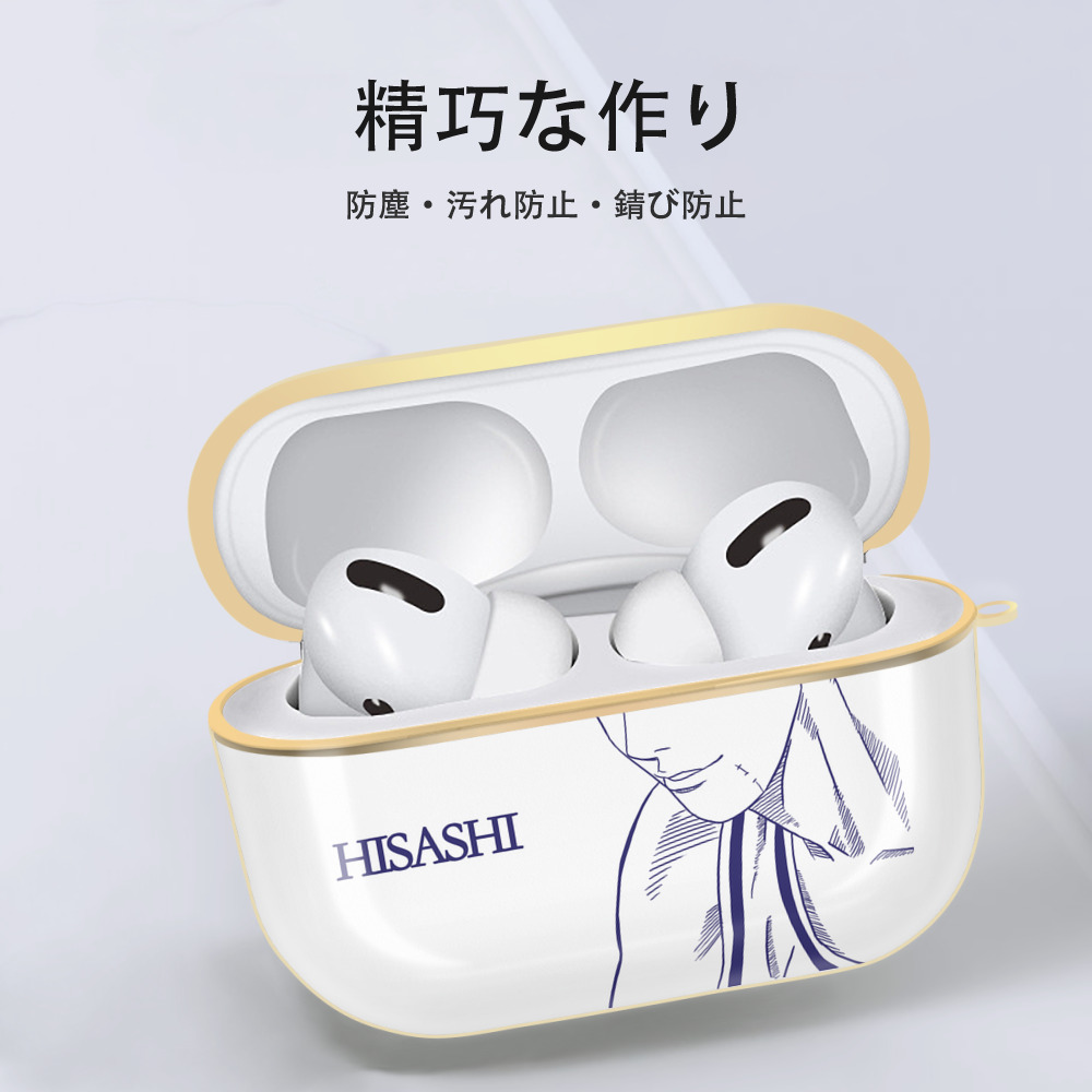 SLAM DUNK／スラムダンク 【AirPods Pro用】ハードシェル保護ケース｜耐衝撃・防指紋・カラビナ付き商品仕様