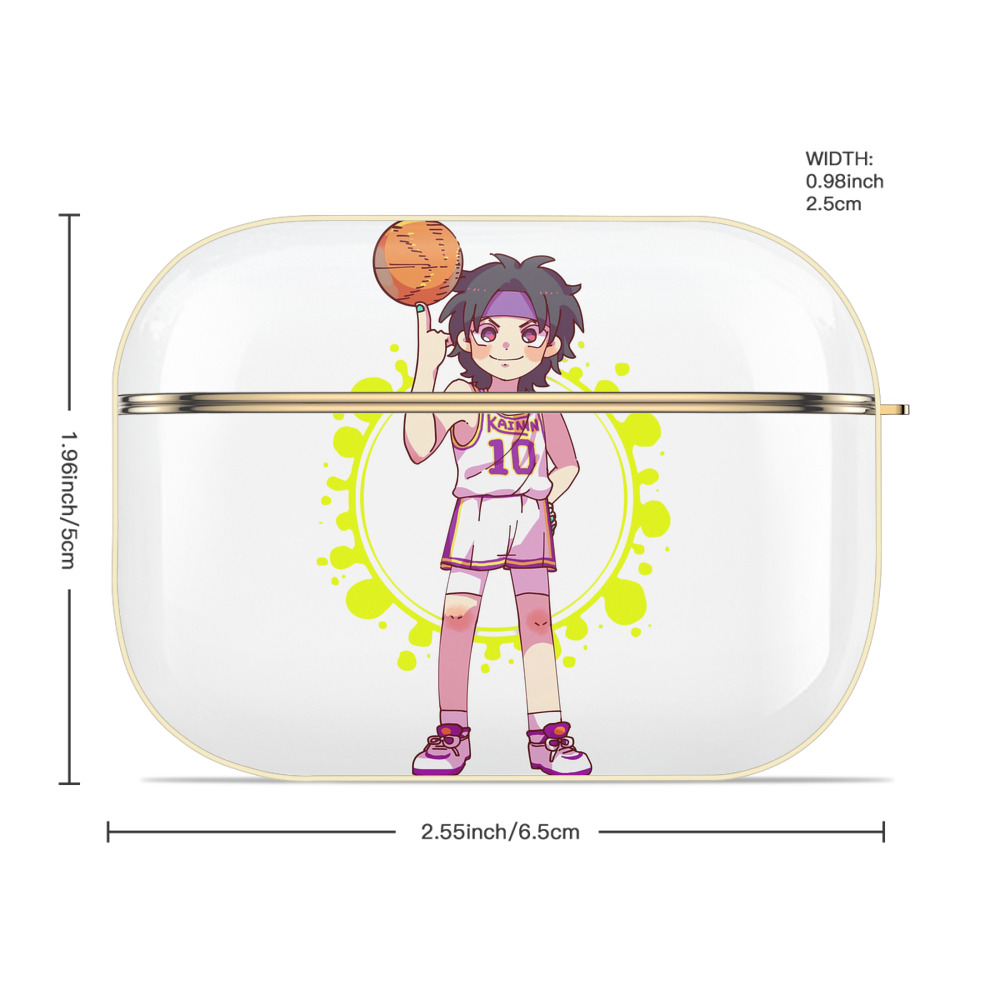 SLAM DUNK／スラムダンク 【AirPods Pro用】ハードシェル保護ケース｜耐衝撃・防指紋・カラビナ付き商品仕様