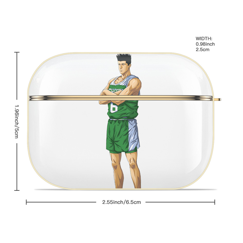 SLAM DUNK／スラムダンク 【AirPods Pro用】ハードシェル保護ケース｜耐衝撃・防指紋・カラビナ付き商品仕様