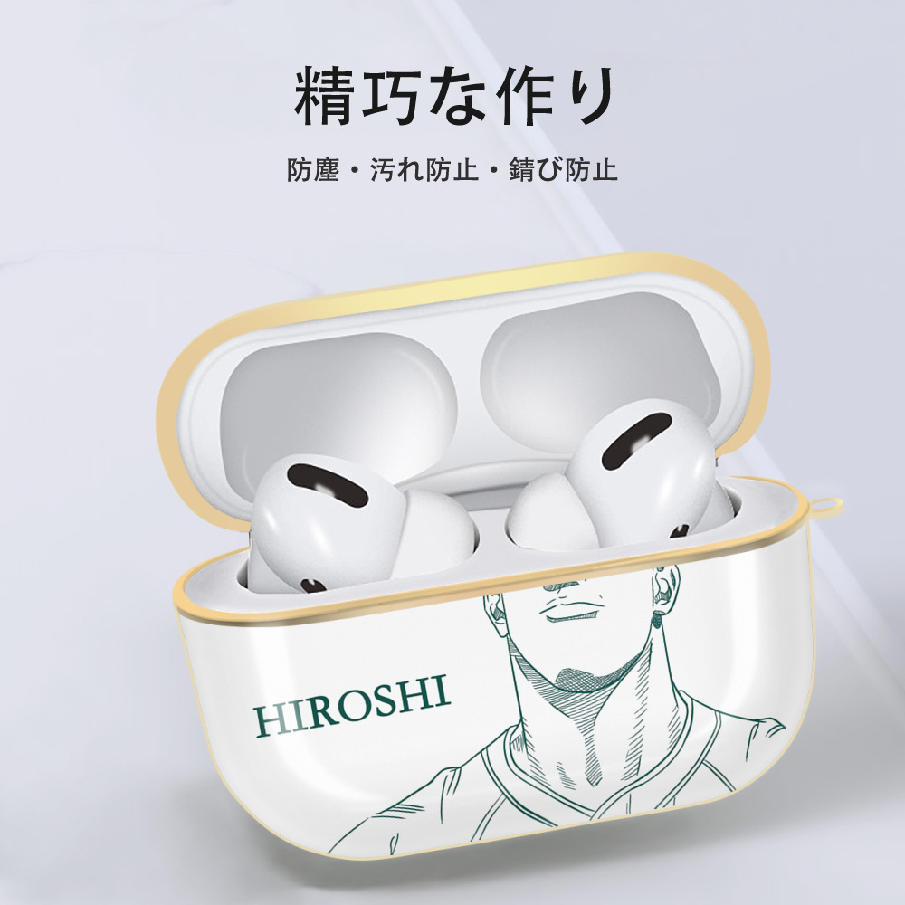 SLAM DUNK／スラムダンク 【AirPods Pro用】ハードシェル保護ケース｜耐衝撃・防指紋・カラビナ付き商品仕様