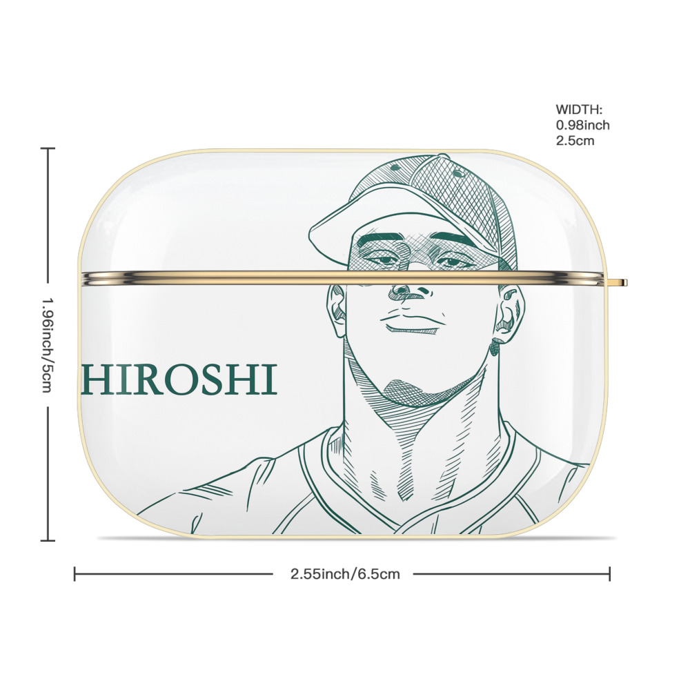SLAM DUNK／スラムダンク 【AirPods Pro用】ハードシェル保護ケース｜耐衝撃・防指紋・カラビナ付き商品仕様