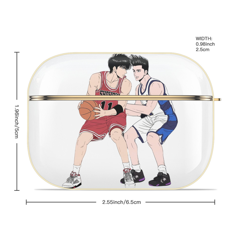 SLAM DUNK／スラムダンク 【AirPods Pro用】ハードシェル保護ケース｜耐衝撃・防指紋・カラビナ付き商品仕様