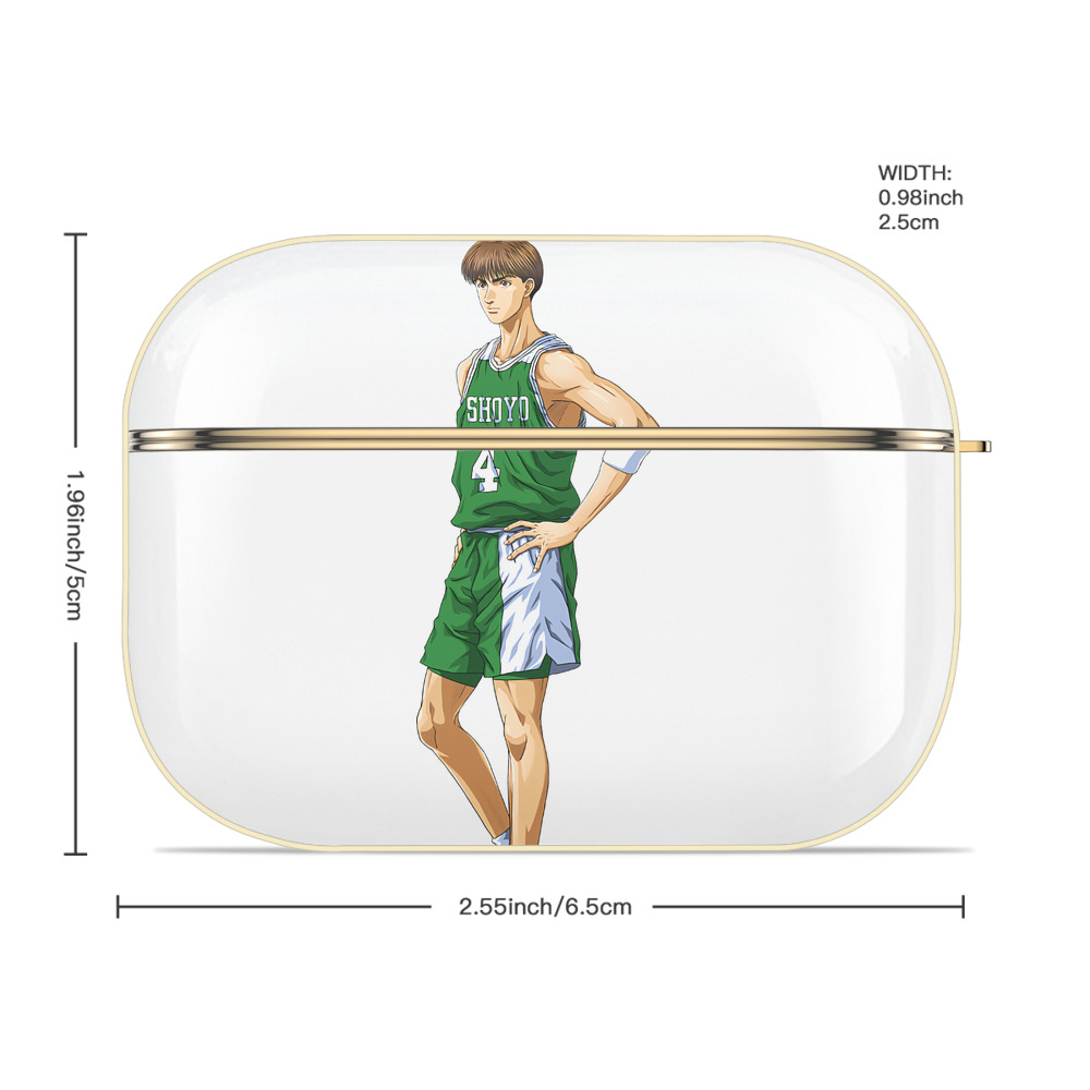SLAM DUNK／スラムダンク 【AirPods Pro用】ハードシェル保護ケース｜耐衝撃・防指紋・カラビナ付き商品仕様
