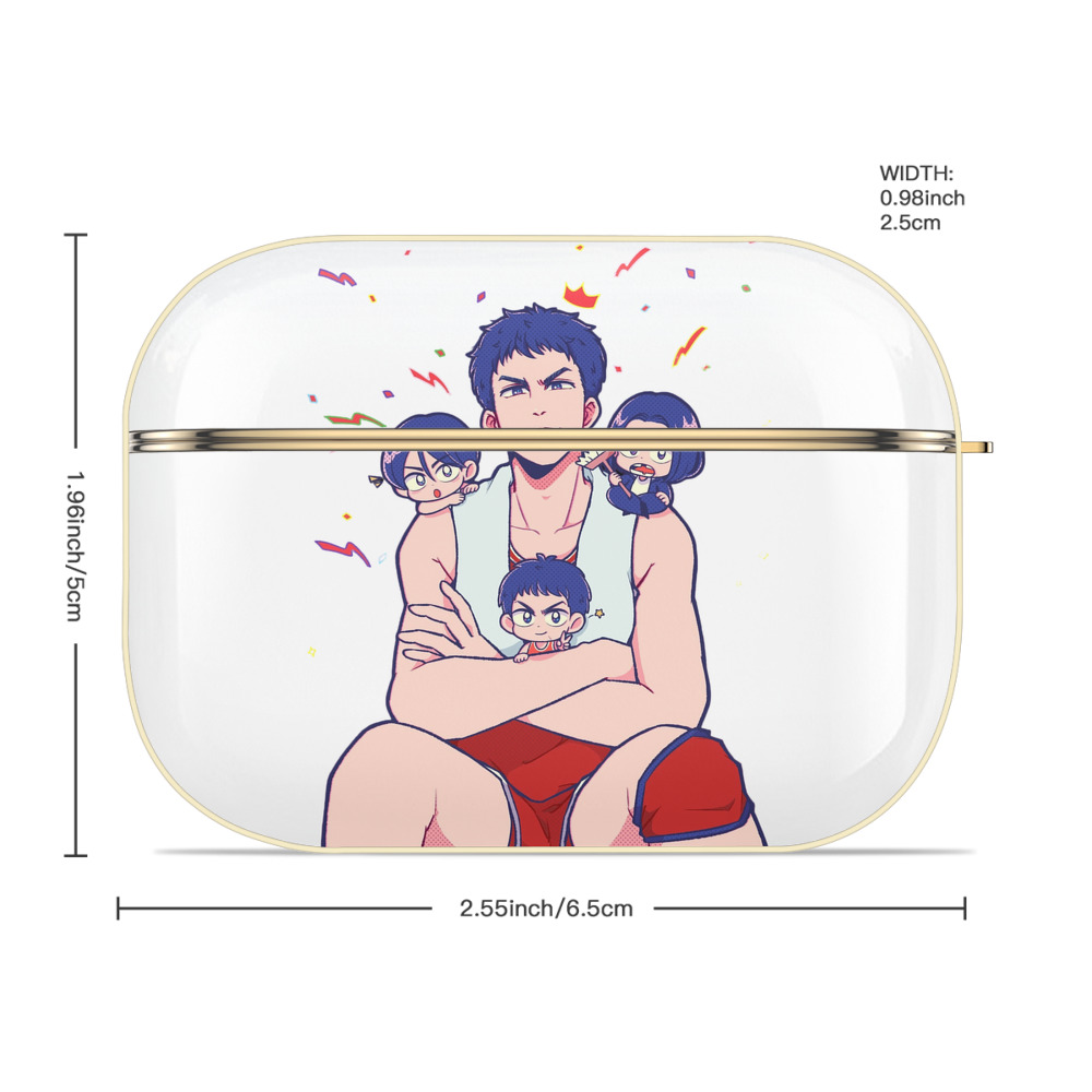SLAM DUNK／スラムダンク 【AirPods Pro用】ハードシェル保護ケース｜耐衝撃・防指紋・カラビナ付き商品仕様