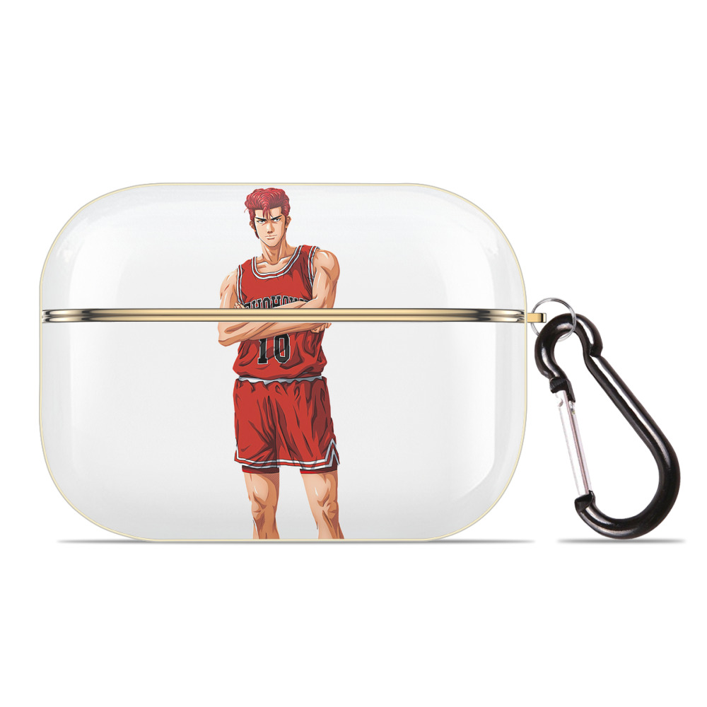 SLAM DUNK／スラムダンク 【AirPods Pro用】ハードシェル保護ケース｜耐衝撃・防指紋・カラビナ付き商品仕様