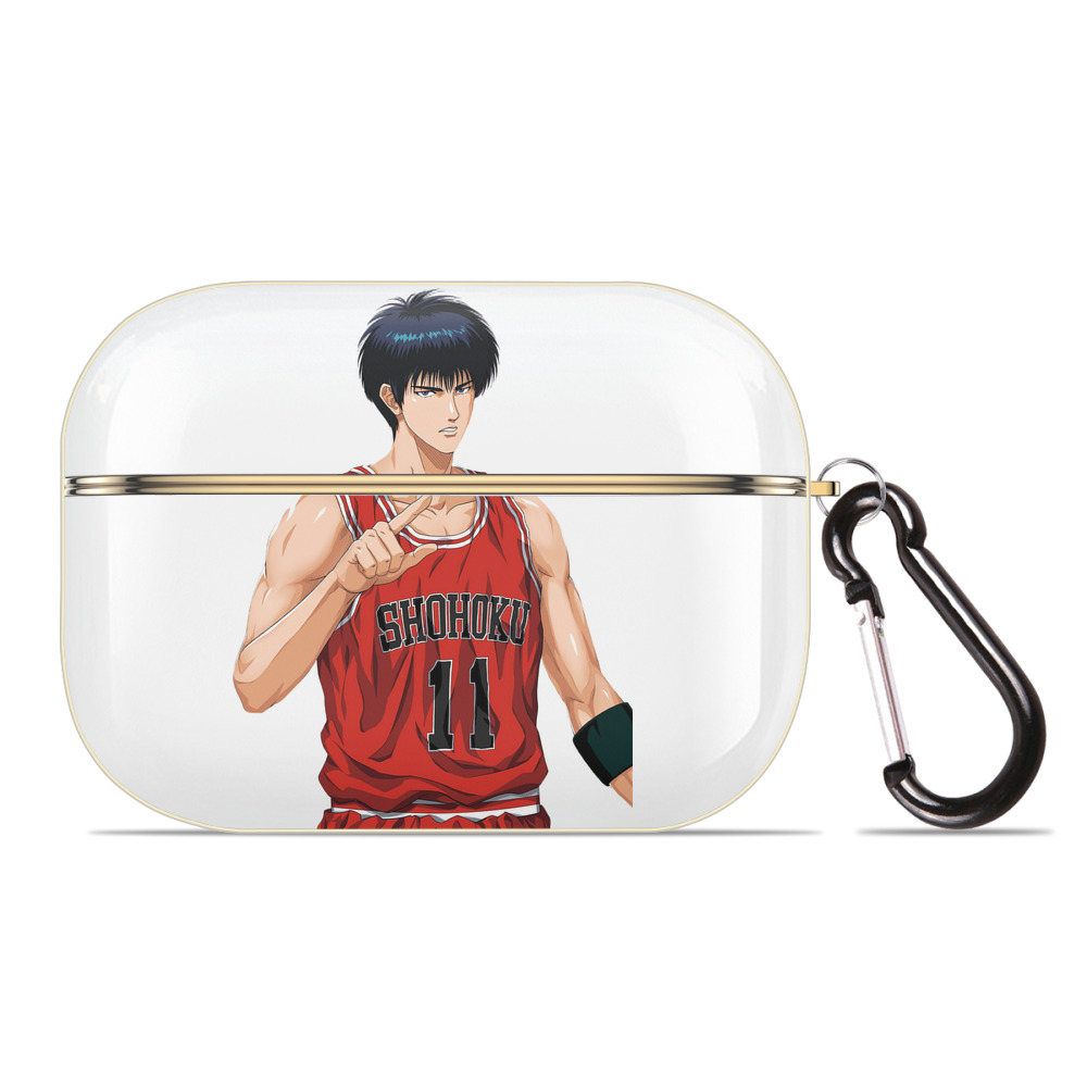SLAM DUNK／スラムダンク 【AirPods Pro用】ハードシェル保護ケース｜耐衝撃・防指紋・カラビナ付き商品仕様