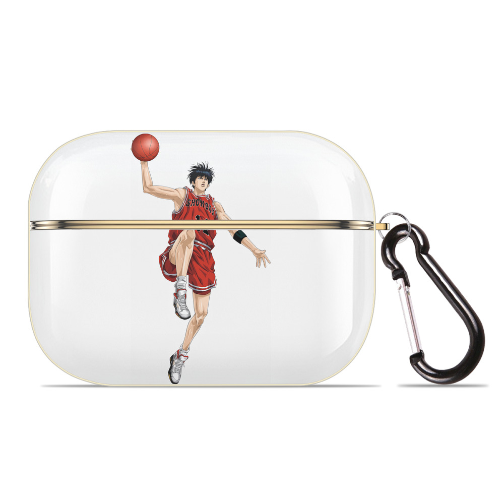 SLAM DUNK／スラムダンク 【AirPods Pro用】ハードシェル保護ケース｜耐衝撃・防指紋・カラビナ付き商品仕様