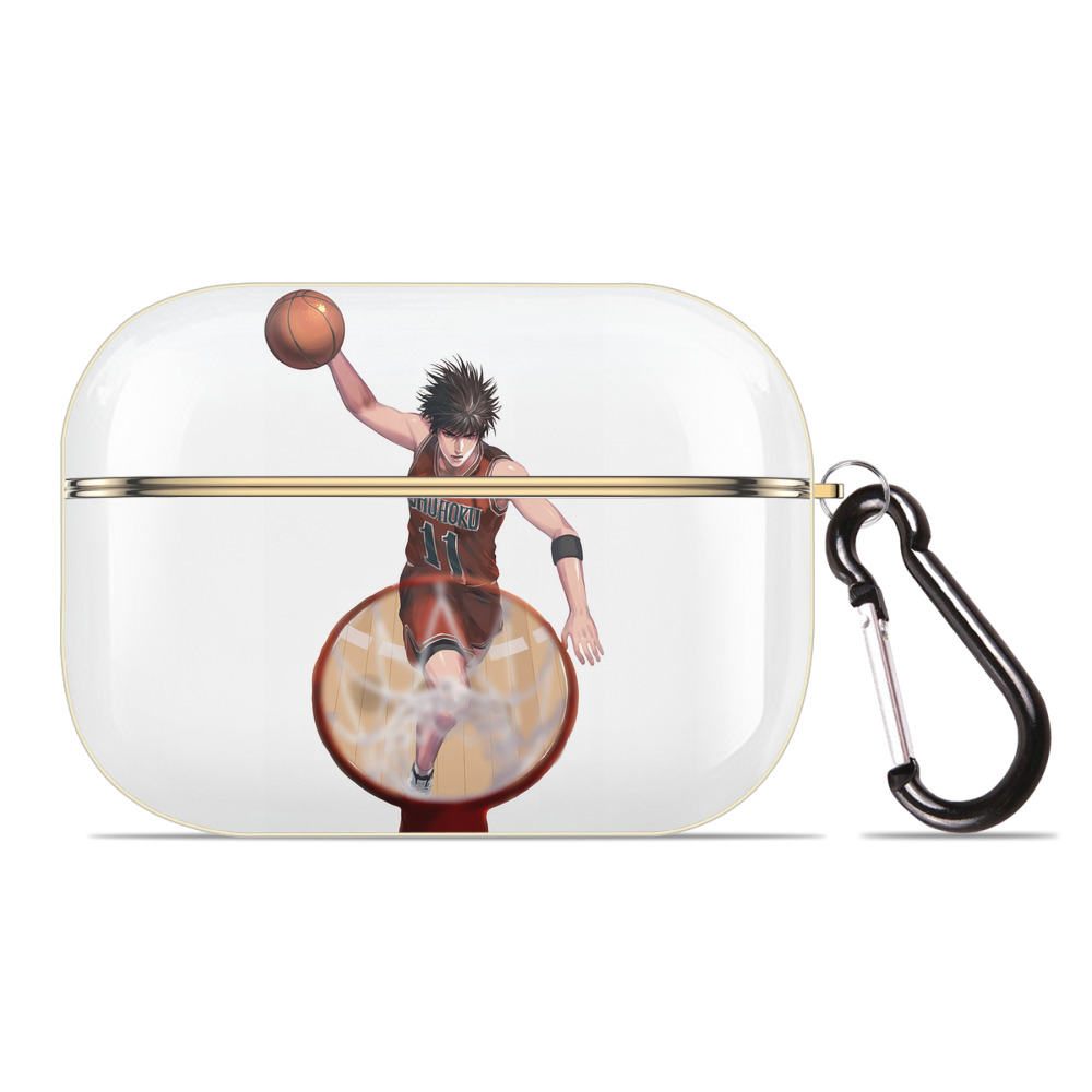 SLAM DUNK／スラムダンク 【AirPods Pro用】ハードシェル保護ケース｜耐衝撃・防指紋・カラビナ付き商品仕様