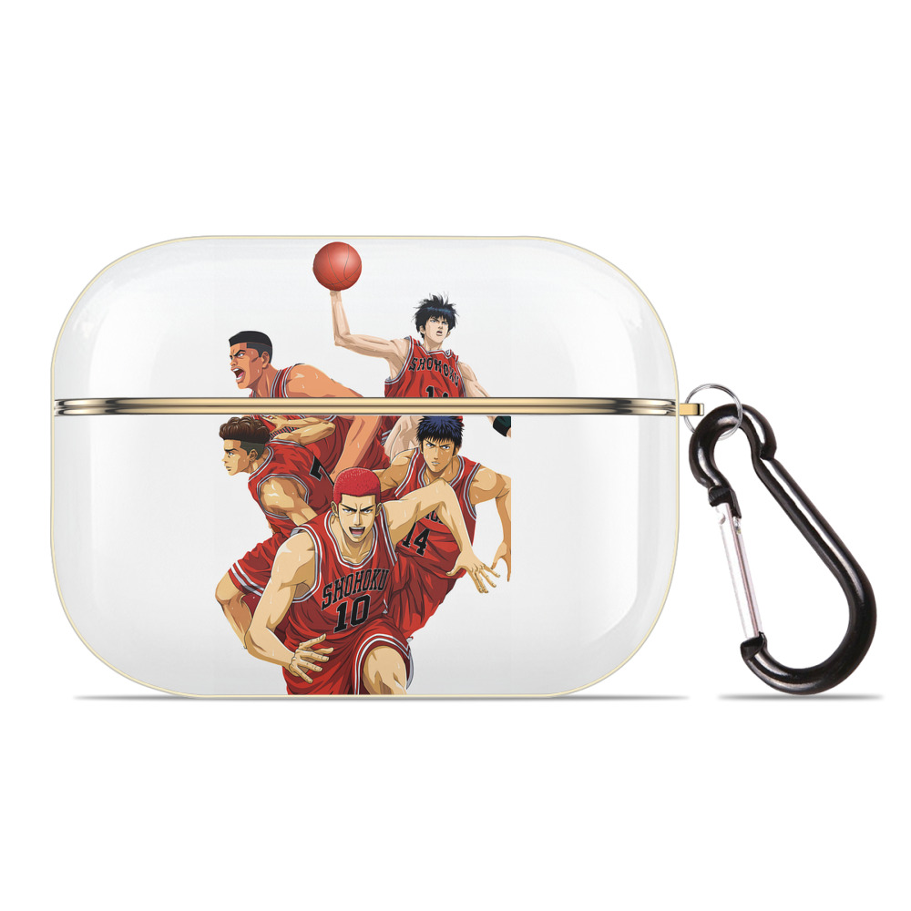 SLAM DUNK／スラムダンク 【AirPods Pro用】ハードシェル保護ケース｜耐衝撃・防指紋・カラビナ付き商品仕様