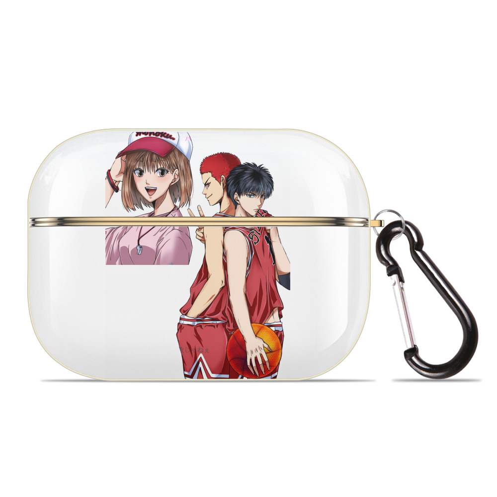 SLAM DUNK／スラムダンク 【AirPods Pro用】ハードシェル保護ケース｜耐衝撃・防指紋・カラビナ付き商品仕様