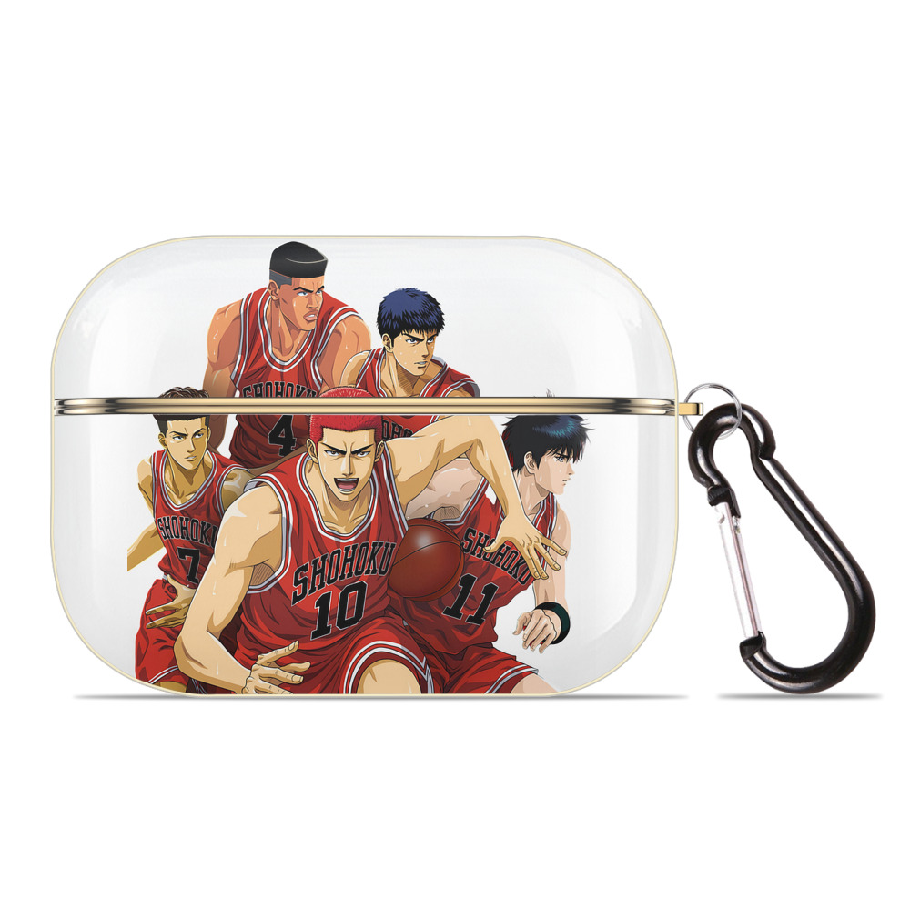 SLAM DUNK／スラムダンク 【AirPods Pro用】ハードシェル保護ケース｜耐衝撃・防指紋・カラビナ付き商品仕様