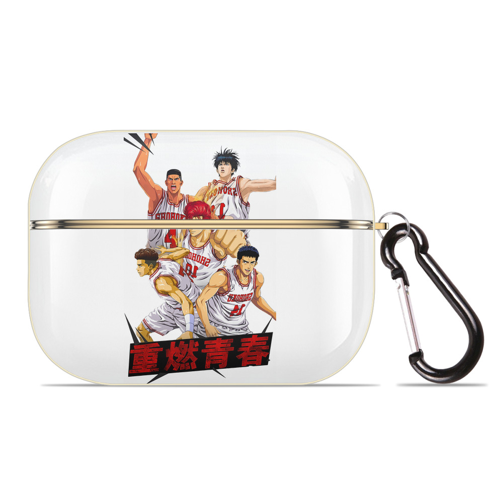 SLAM DUNK／スラムダンク 【AirPods Pro用】ハードシェル保護ケース｜耐衝撃・防指紋・カラビナ付き商品仕様