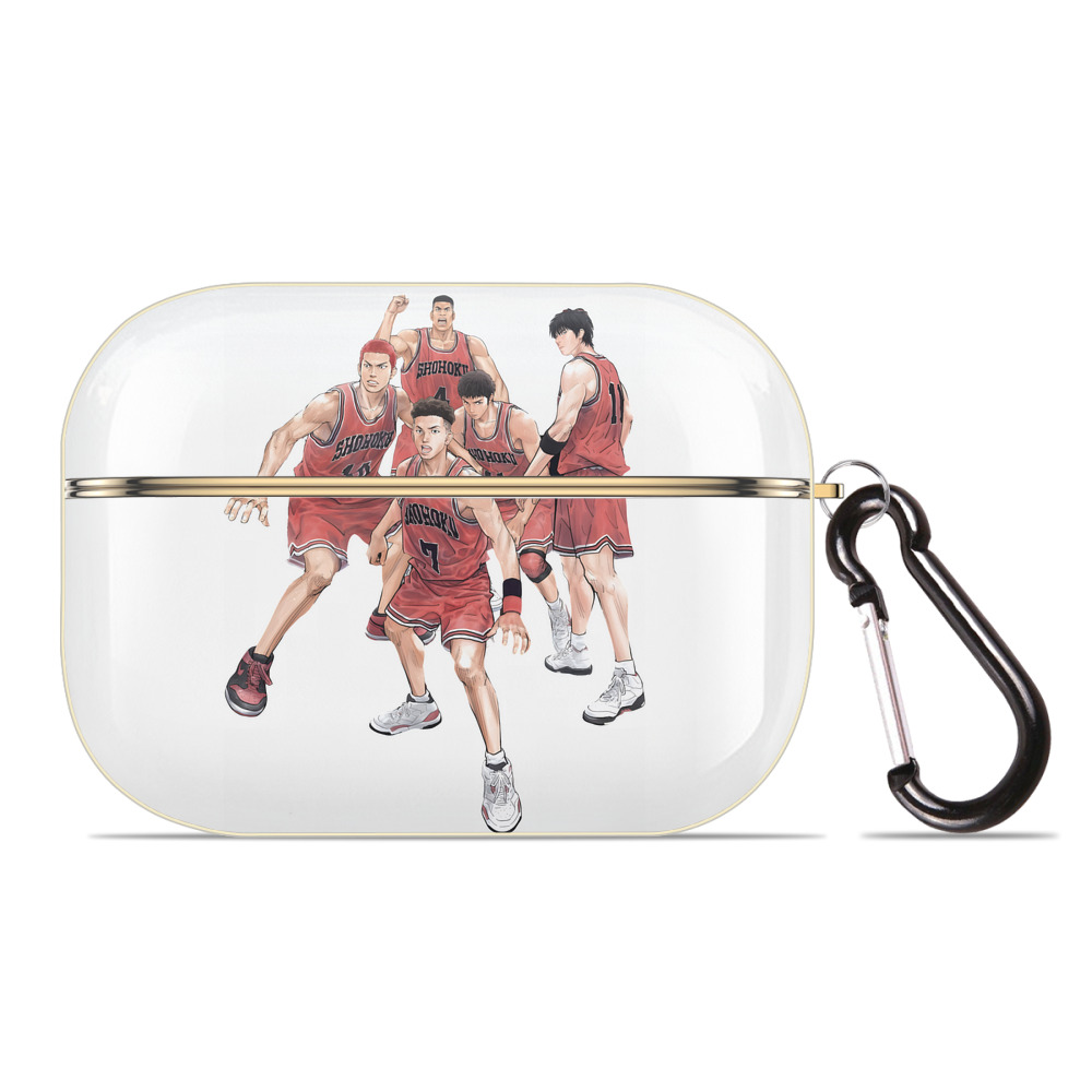 SLAM DUNK／スラムダンク 【AirPods Pro用】ハードシェル保護ケース｜耐衝撃・防指紋・カラビナ付き商品仕様