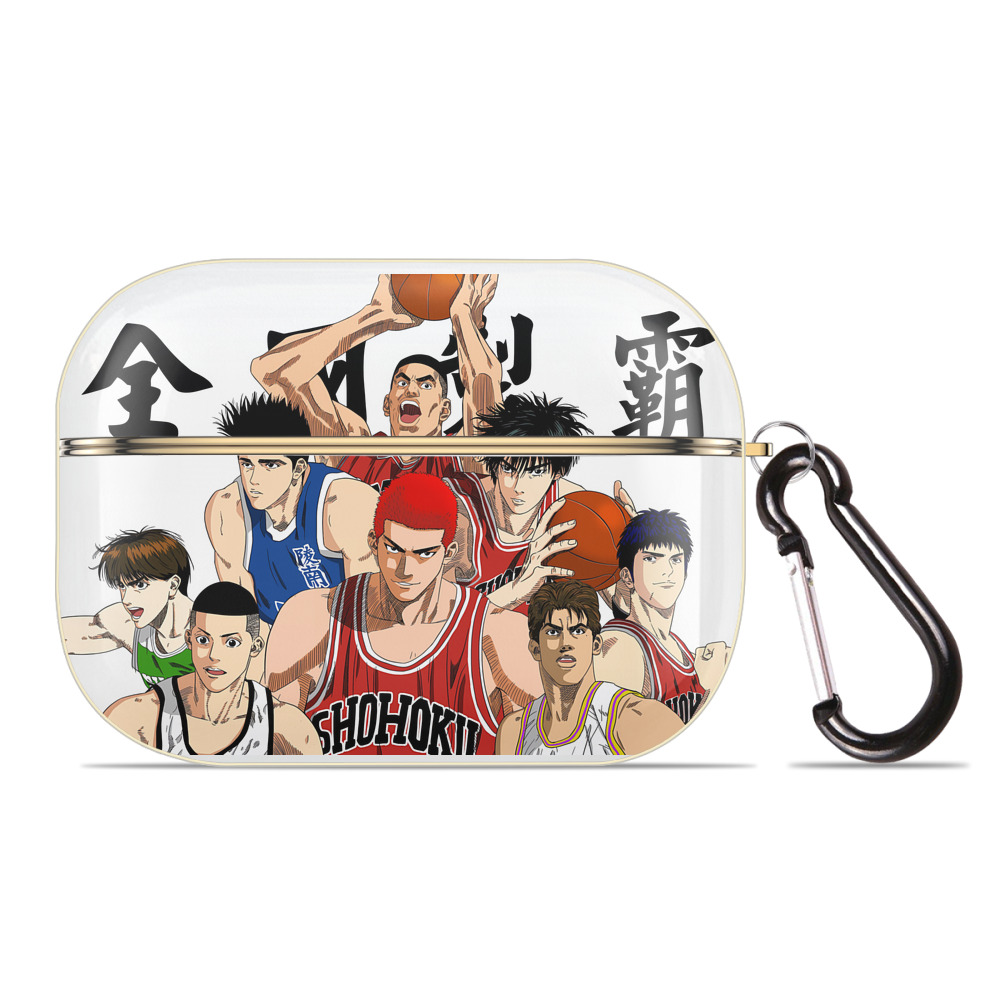（画像用） SLAM DUNK／スラムダンク 【AirPods Pro用】ハードシェル保護ケース｜耐衝撃・防指紋・カラビナ付き商品仕様
