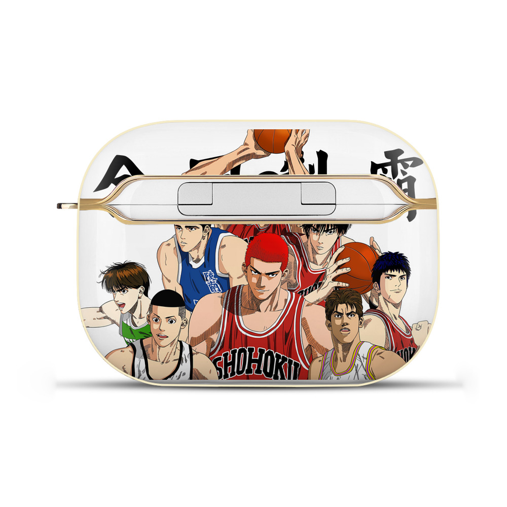（画像用） SLAM DUNK／スラムダンク 【AirPods Pro用】ハードシェル保護ケース｜耐衝撃・防指紋・カラビナ付き商品仕様