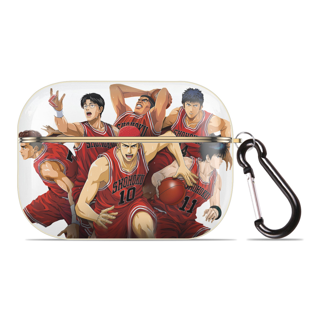 SLAM DUNK／スラムダンク 【AirPods Pro用】ハードシェル保護ケース｜耐衝撃・防指紋・カラビナ付き商品仕様