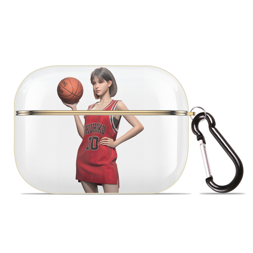 SLAM DUNK／スラムダンク 【AirPods Pro用】ハードシェル保護ケース｜耐衝撃・防指紋・カラビナ付き商品仕様