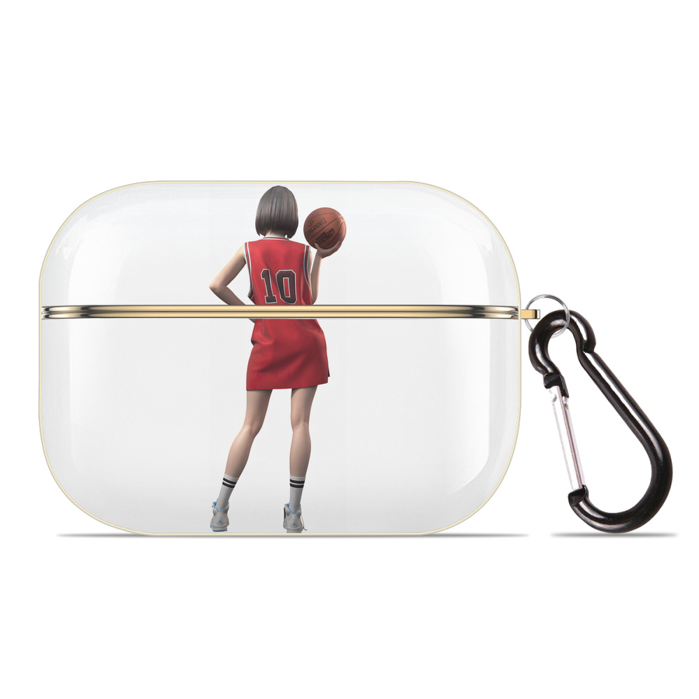 SLAM DUNK／スラムダンク 【AirPods Pro用】ハードシェル保護ケース｜耐衝撃・防指紋・カラビナ付き商品仕様