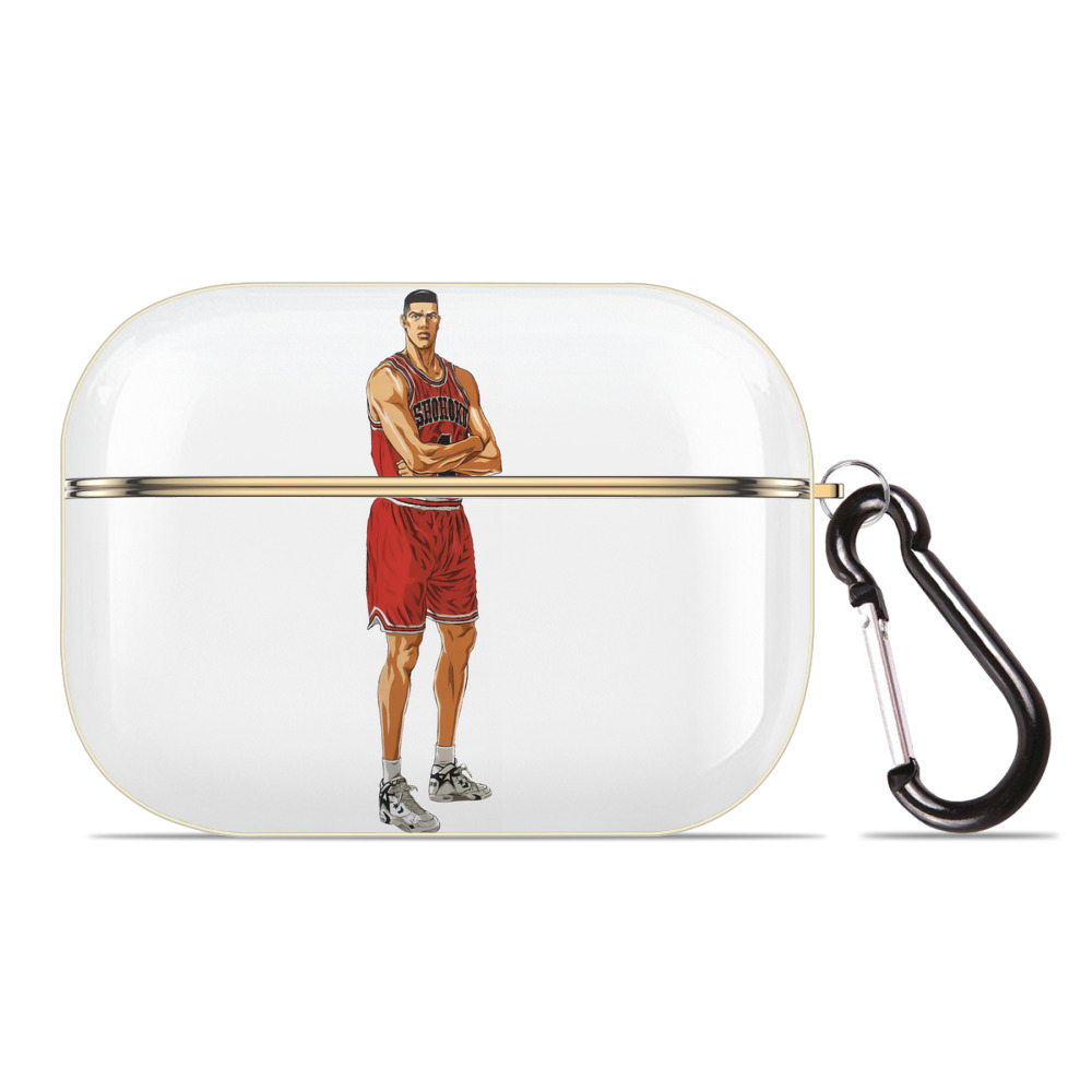 SLAM DUNK／スラムダンク 【AirPods Pro用】ハードシェル保護ケース｜耐衝撃・防指紋・カラビナ付き商品仕様