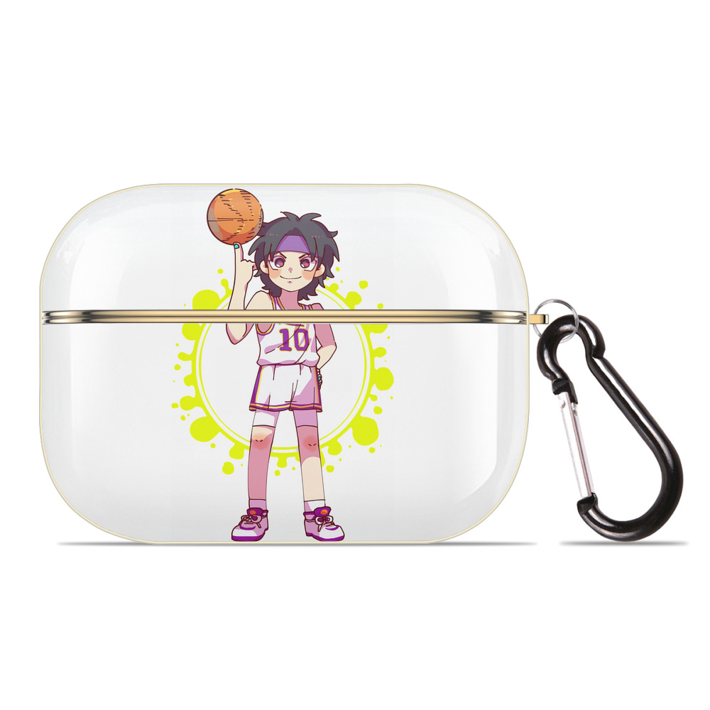 （画像用） SLAM DUNK／スラムダンク 【AirPods Pro用】ハードシェル保護ケース｜耐衝撃・防指紋・カラビナ付き商品仕様