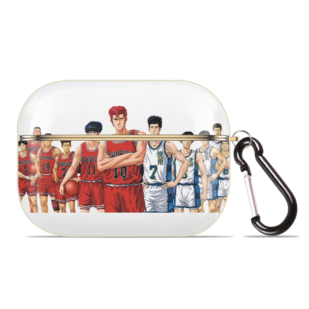 SLAM DUNK／スラムダンク 【AirPods Pro用】ハードシェル保護ケース｜耐衝撃・防指紋・カラビナ付き商品仕様