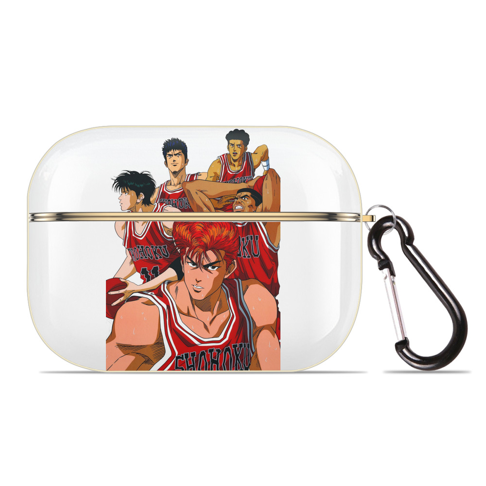 SLAM DUNK／スラムダンク 【AirPods Pro用】ハードシェル保護ケース｜耐衝撃・防指紋・カラビナ付き商品仕様