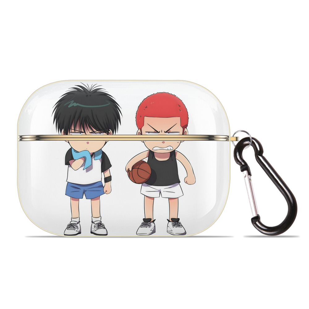 （画像用） SLAM DUNK／スラムダンク 【AirPods Pro用】ハードシェル保護ケース｜耐衝撃・防指紋・カラビナ付き商品仕様