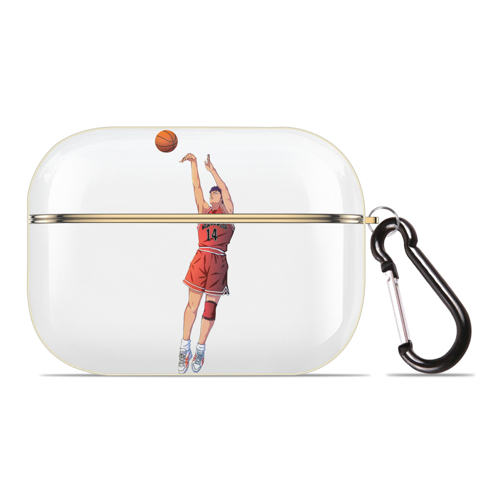 SLAM DUNK／スラムダンク 【AirPods Pro用】ハードシェル保護ケース｜耐衝撃・防指紋・カラビナ付き商品仕様