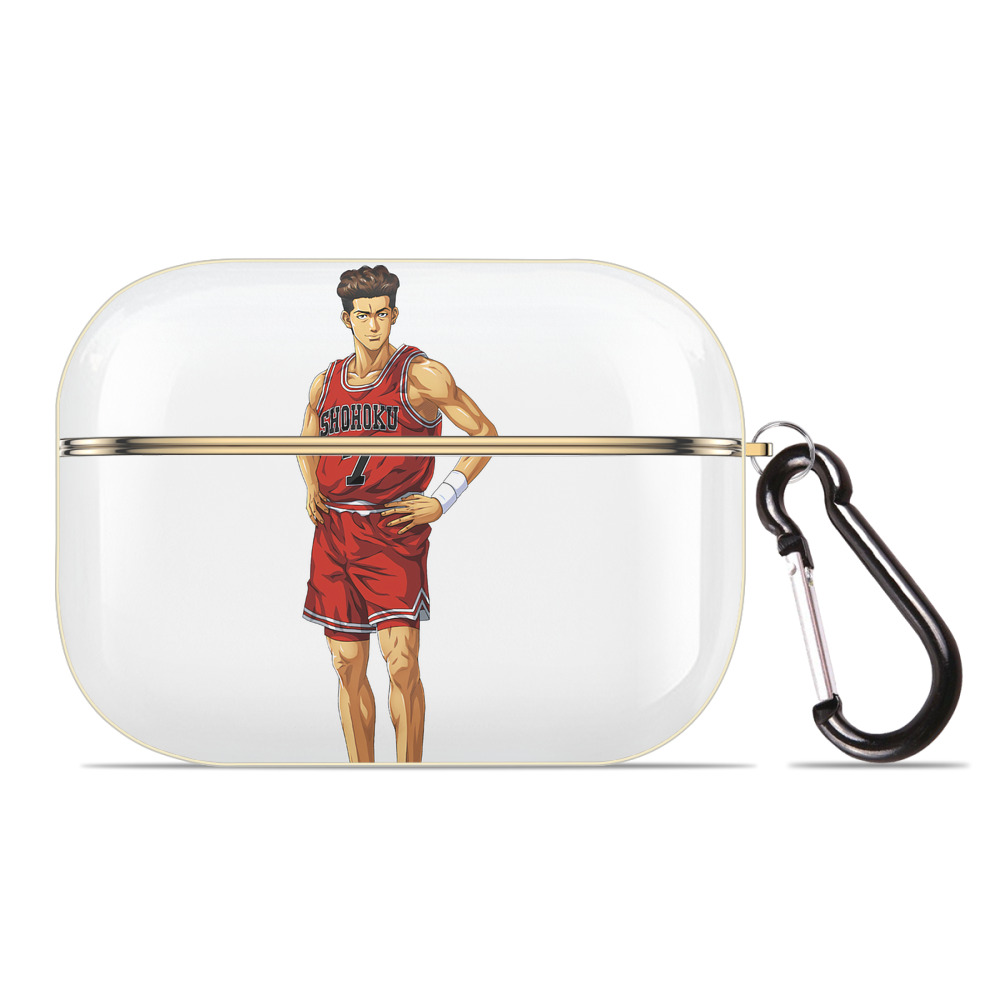 SLAM DUNK／スラムダンク 【AirPods Pro用】ハードシェル保護ケース｜耐衝撃・防指紋・カラビナ付き商品仕様