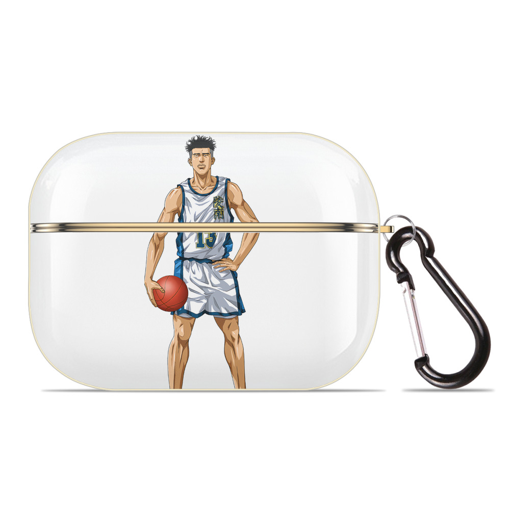 SLAM DUNK／スラムダンク 【AirPods Pro用】ハードシェル保護ケース｜耐衝撃・防指紋・カラビナ付き商品仕様