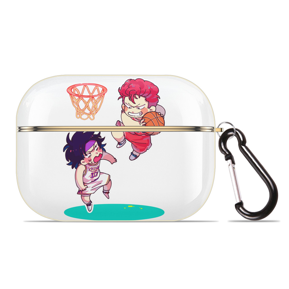 SLAM DUNK／スラムダンク 【AirPods Pro用】ハードシェル保護ケース｜耐衝撃・防指紋・カラビナ付き商品仕様