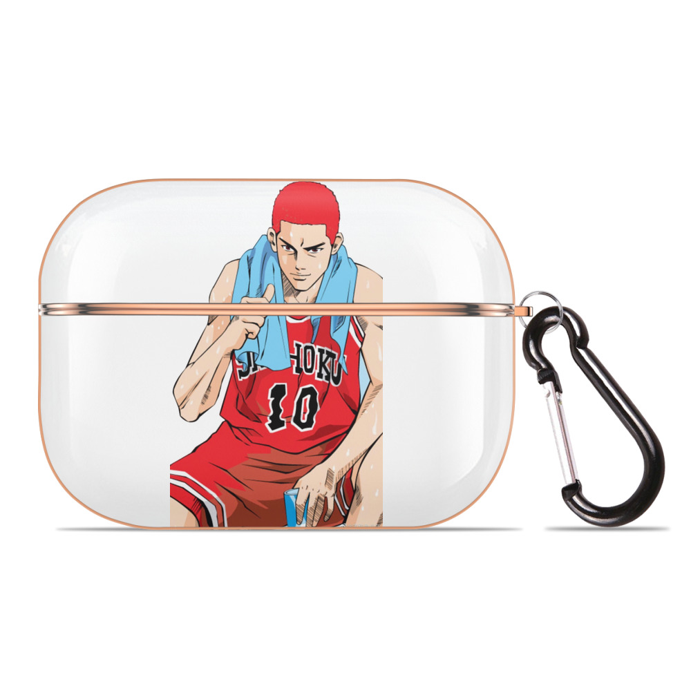 （画像用） SLAM DUNK／スラムダンク 【AirPods Pro用】ハードシェル保護ケース｜耐衝撃・防指紋・カラビナ付き商品仕様
