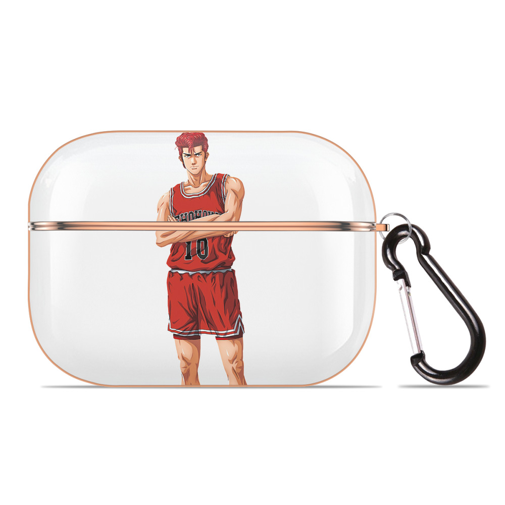 SLAM DUNK／スラムダンク 【AirPods Pro用】ハードシェル保護ケース｜耐衝撃・防指紋・カラビナ付き商品仕様